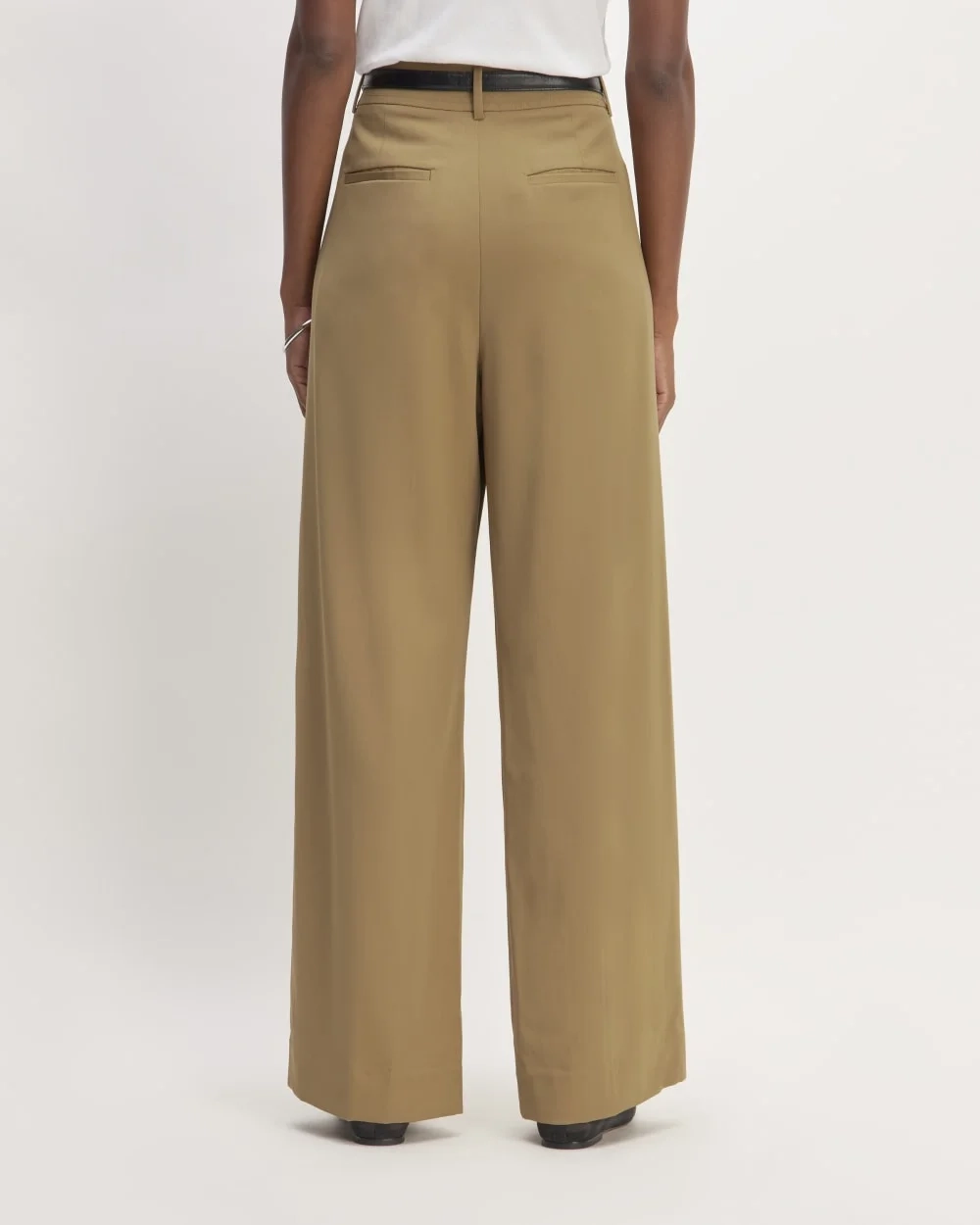The Italian Wool Way-High® Drape Pant | Camel (2)