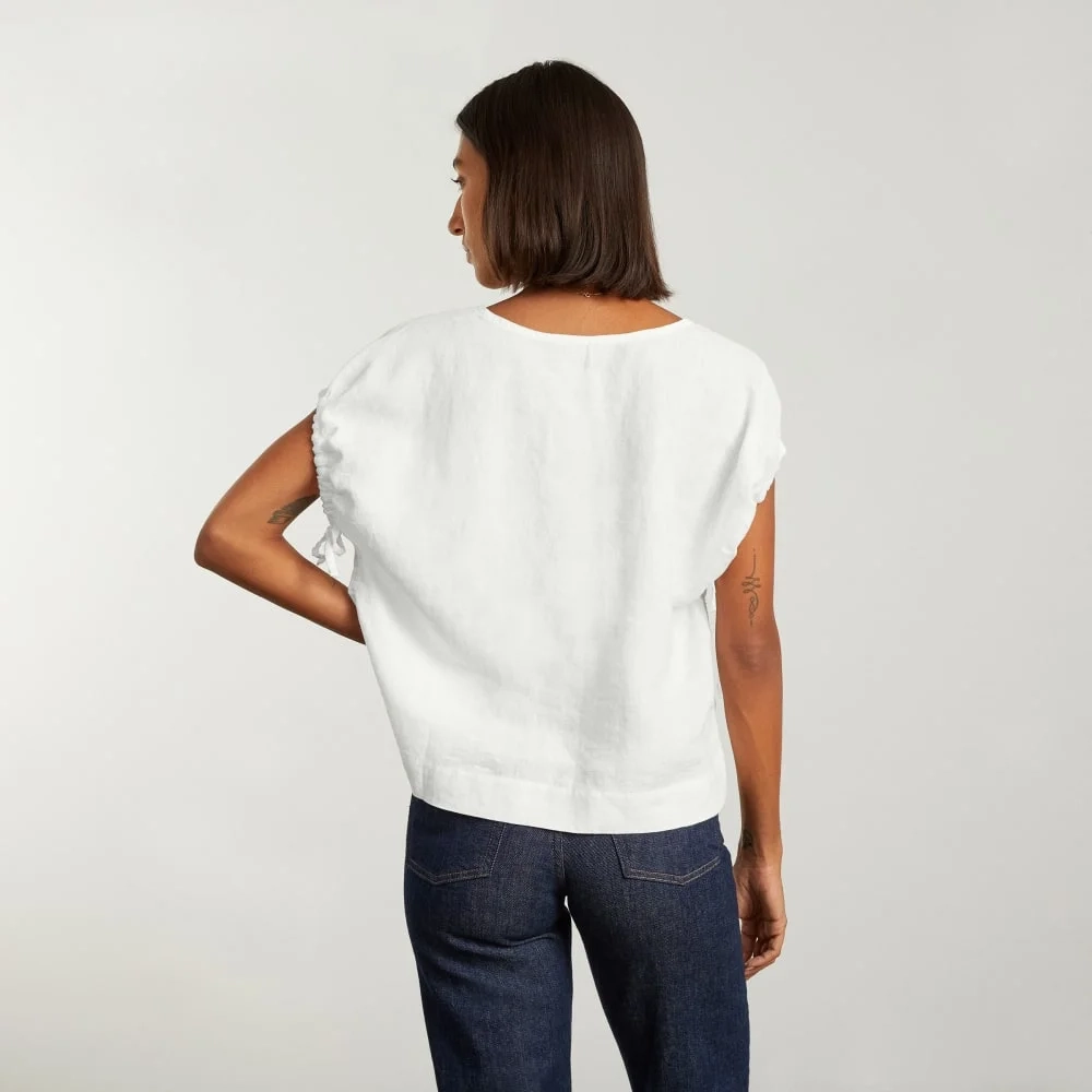 The Drawstring Tunic | White (2)