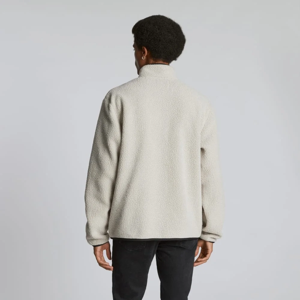 The ReNew Fleece Full Zip | Oat (3)