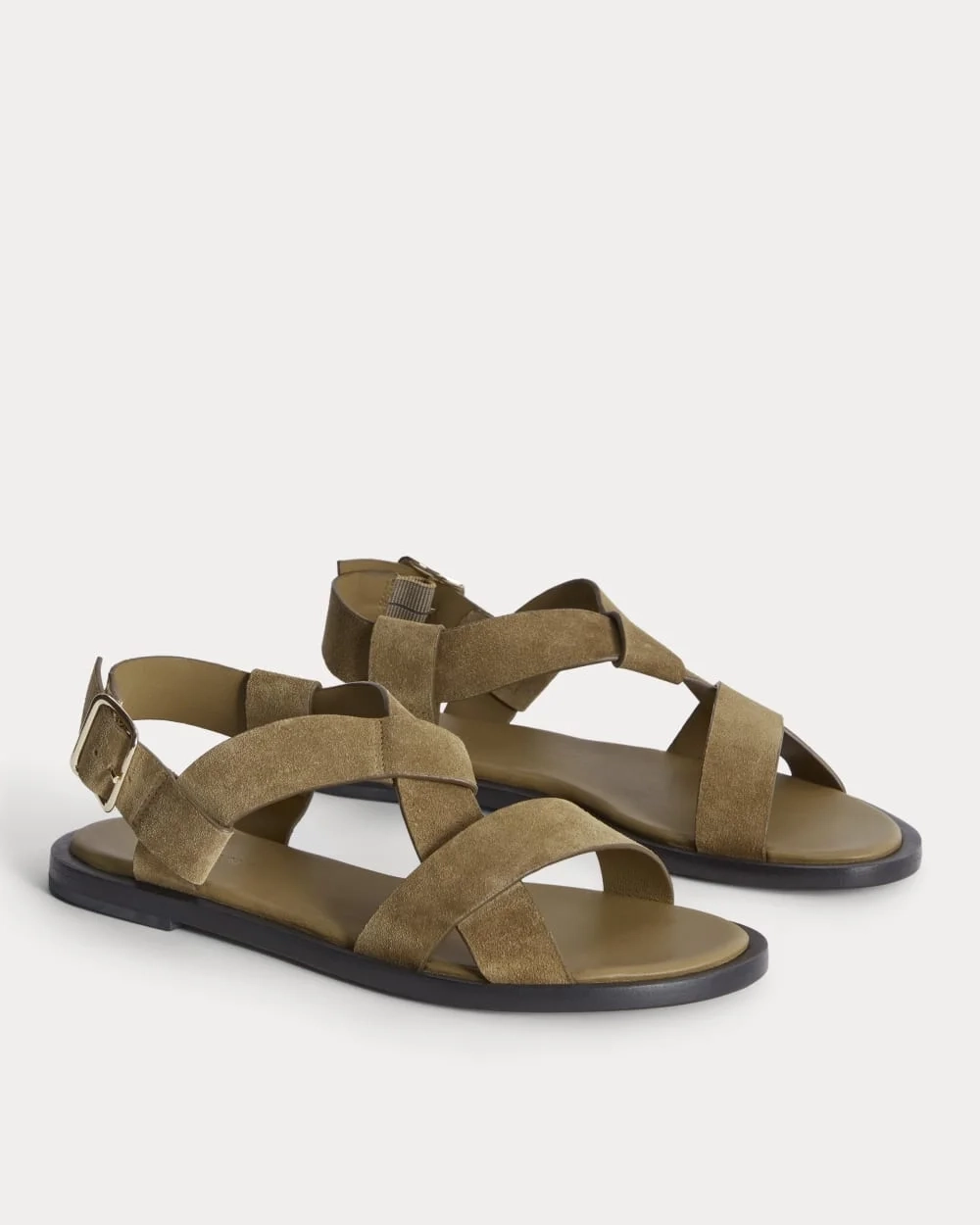 The City Strap Sandal | Sand Suede (2)