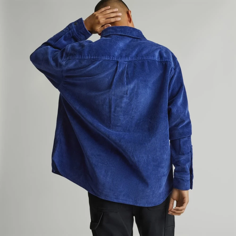 The Corduroy Everyone Overshirt | Cobalt (4)