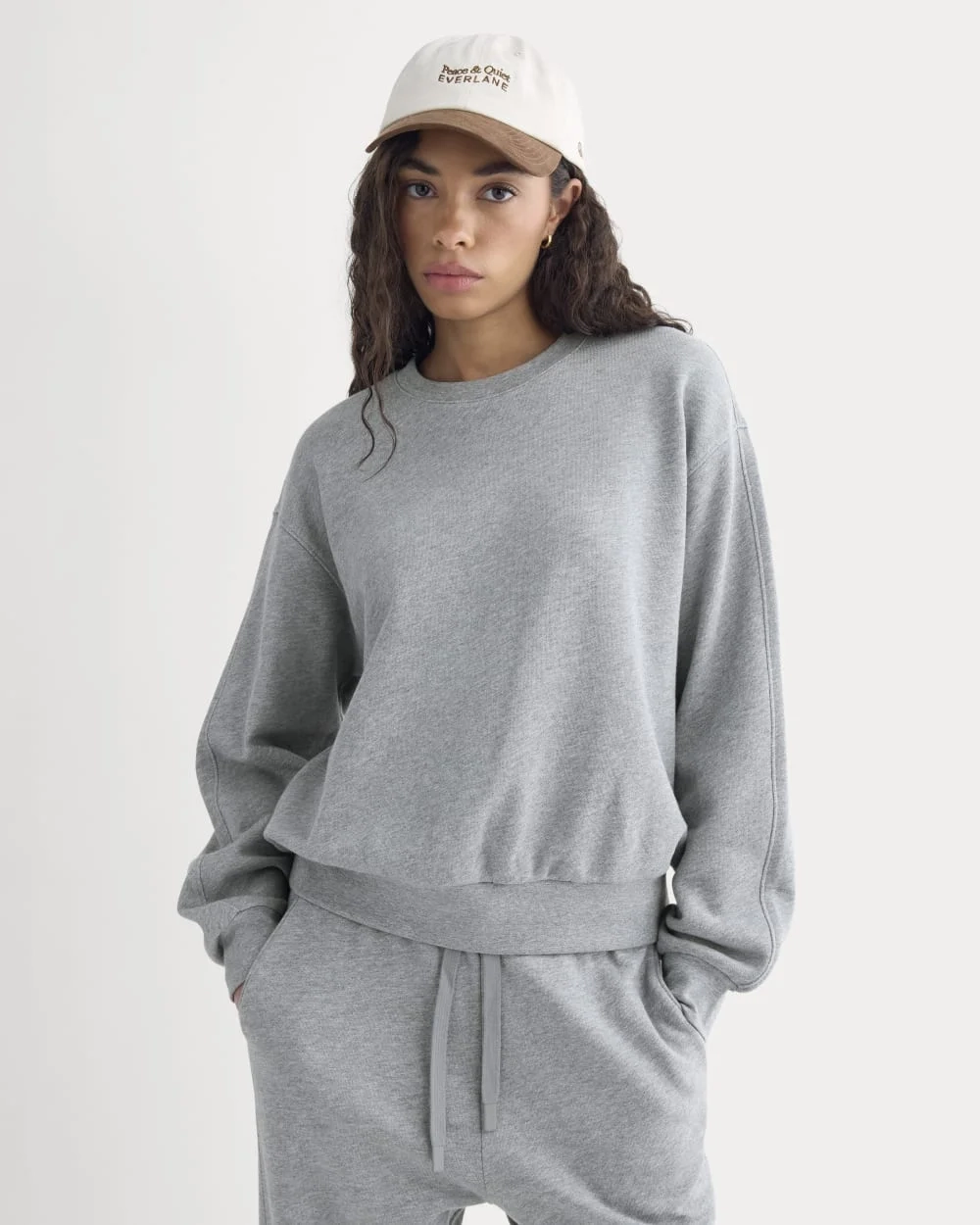 Lightweight Terry Blouson Crew | Vintage Heather Grey