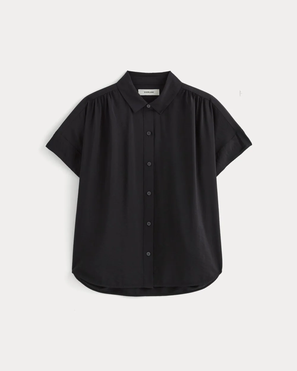 The Square Shirt in SoftLuxe | Black (2)