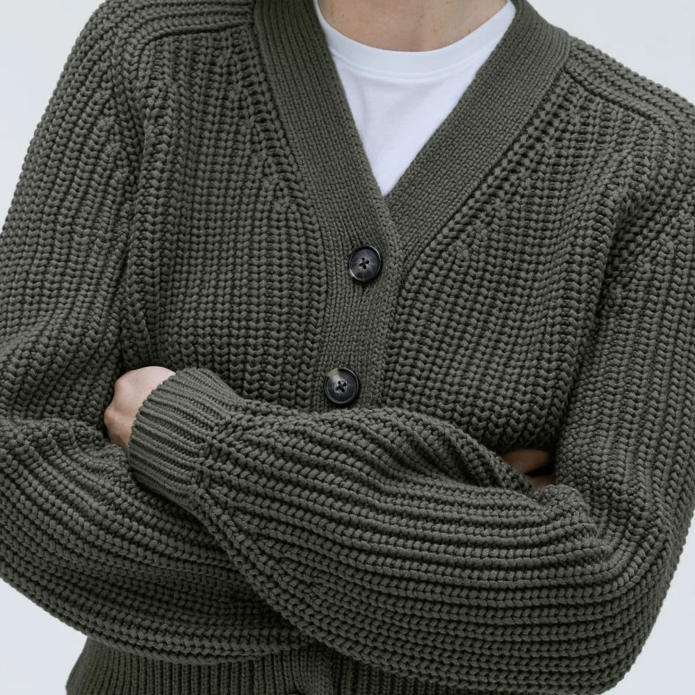 The Texture Cotton Cardigan | Kambaba (3)