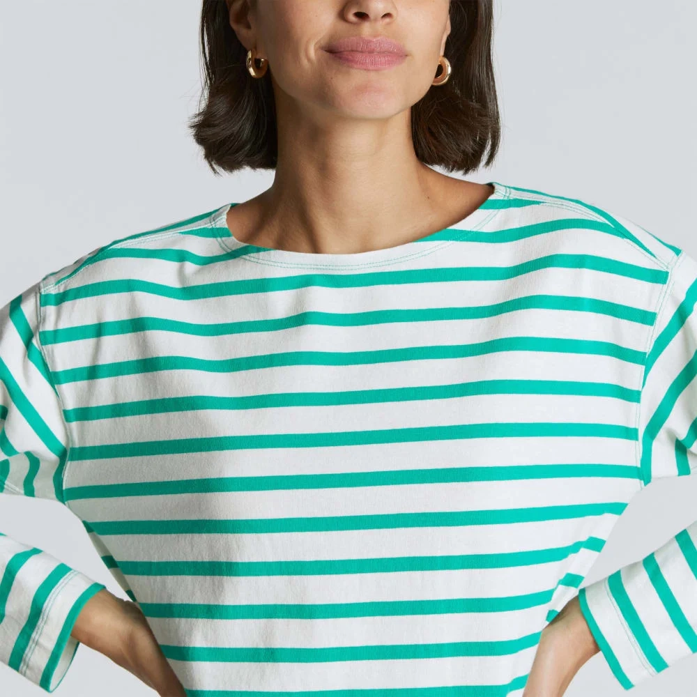 The Mariner Tee | Bright Jade / Canvas Tan (3)