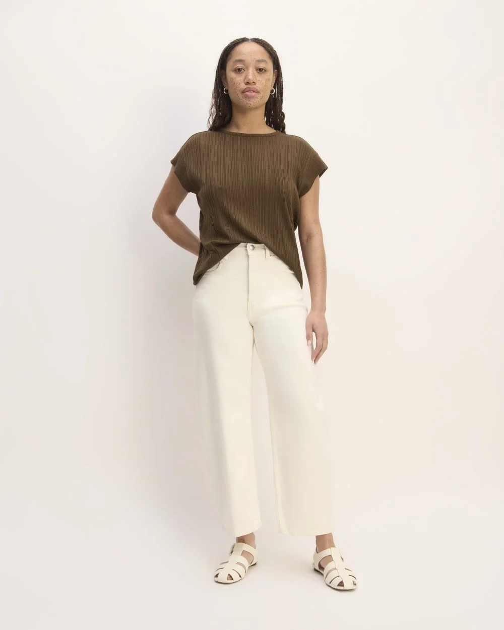 The Rib Muscle Tee | Cocoa (2)