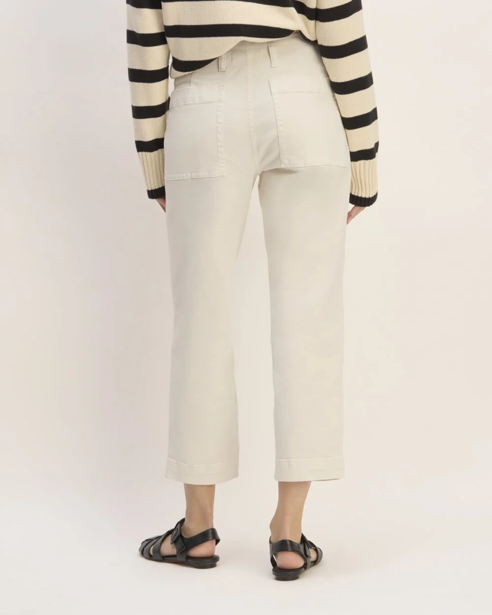 The Organic Utility Pant | Bone (2)