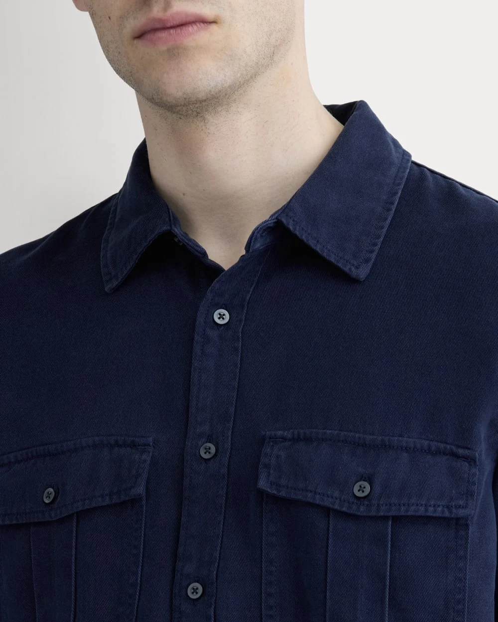 The Utility Shirt Jacket in Buttersoft | Navy (3)