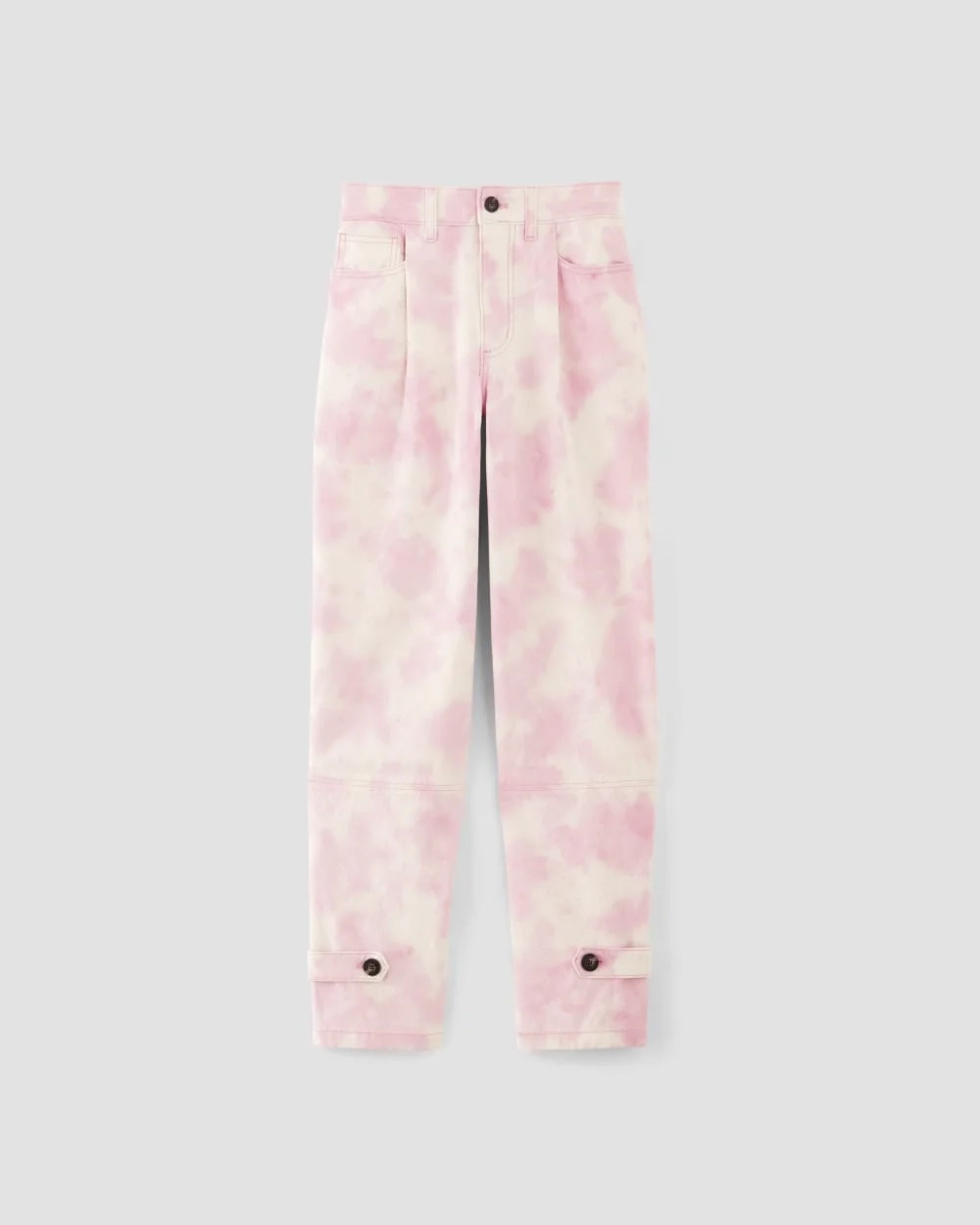 The Everlane x Marques' Almeida Canvas Oversized Barrel Pant | Pink Tie-Dye (2)
