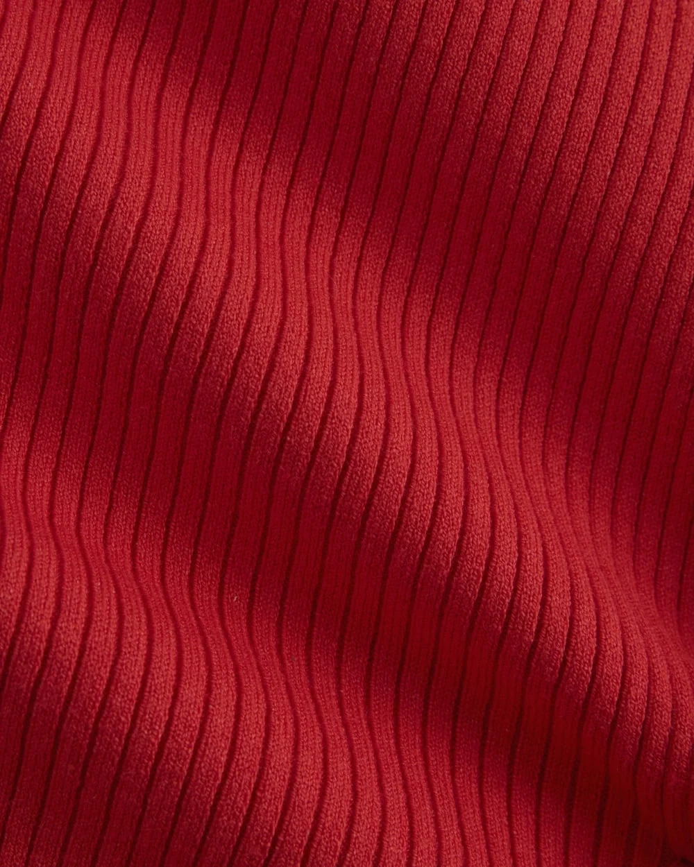 Boat-Neck Ribbed Knit | Fiery Red (2)