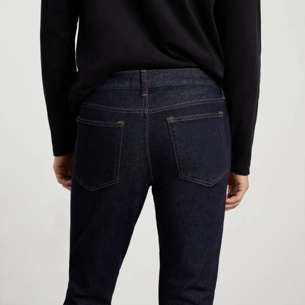 The Slim 4-Way Stretch Organic Jean | Uniform  | Medium Indigo (3)