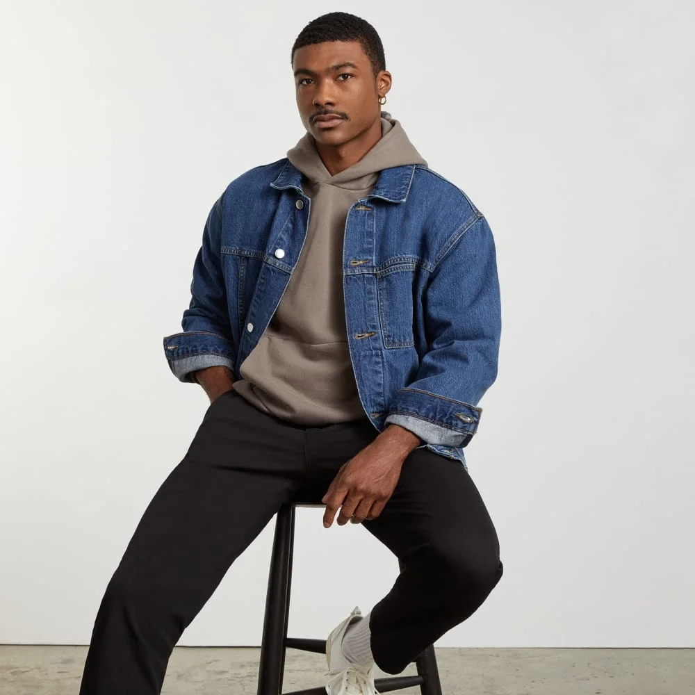 The Everyone Denim Jacket |  Azure (3)