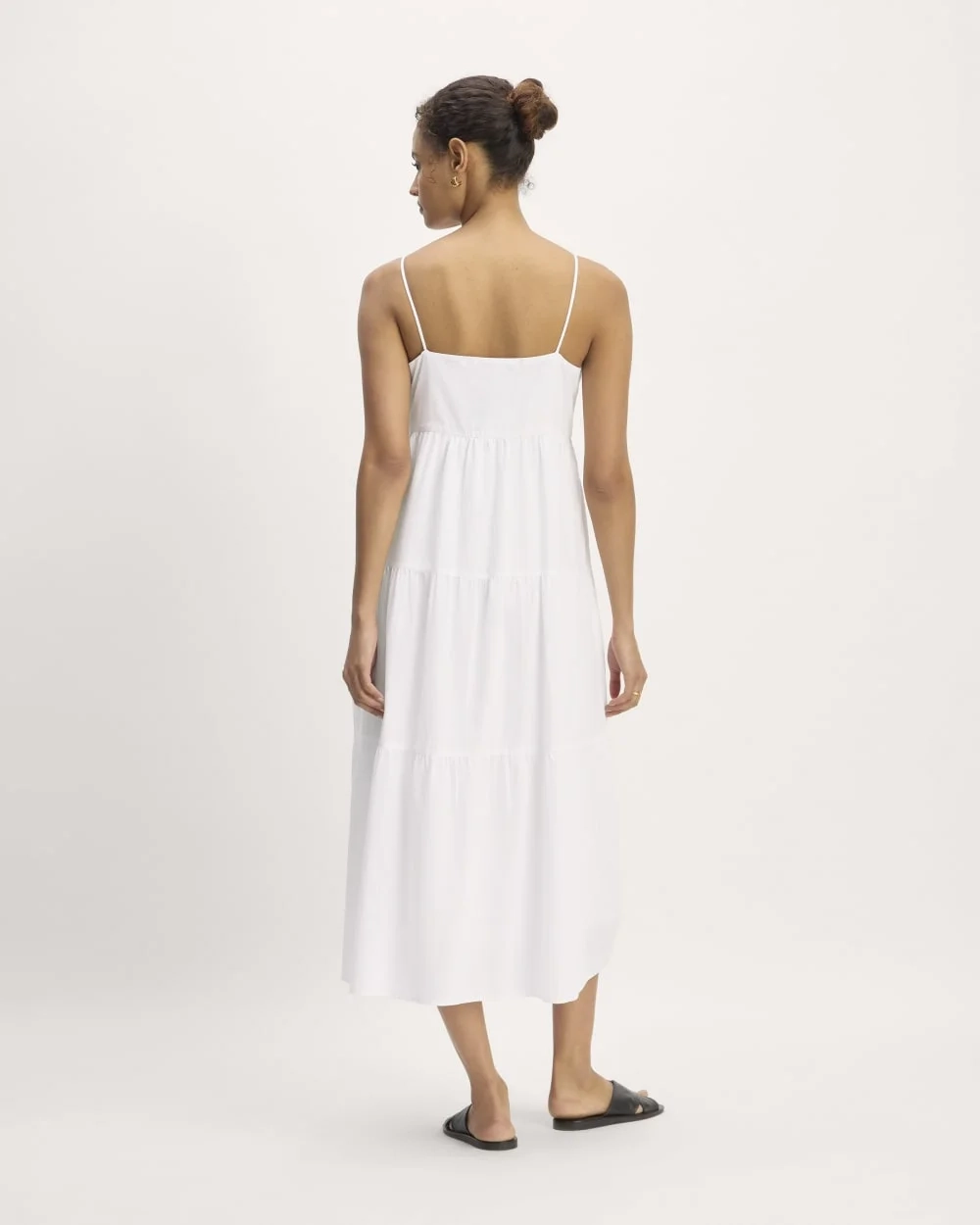 The Gauze Tiered Dress | White (2)
