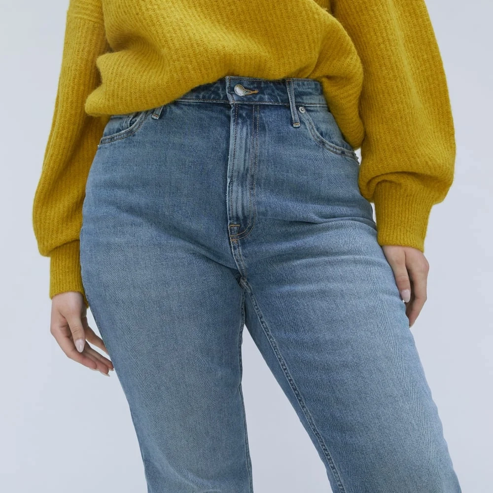 The Cheeky Hourglass Jean | Worn-In Mid Blue | 26.5" Inseam (2)