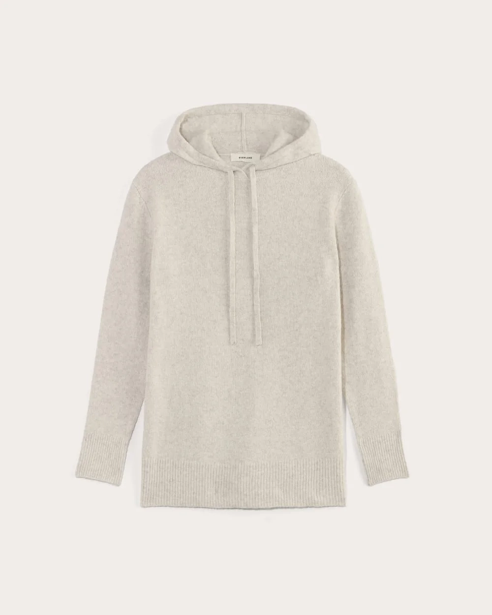The Oversized Hoodie in Plush Cotton | Heathered Oat (3)