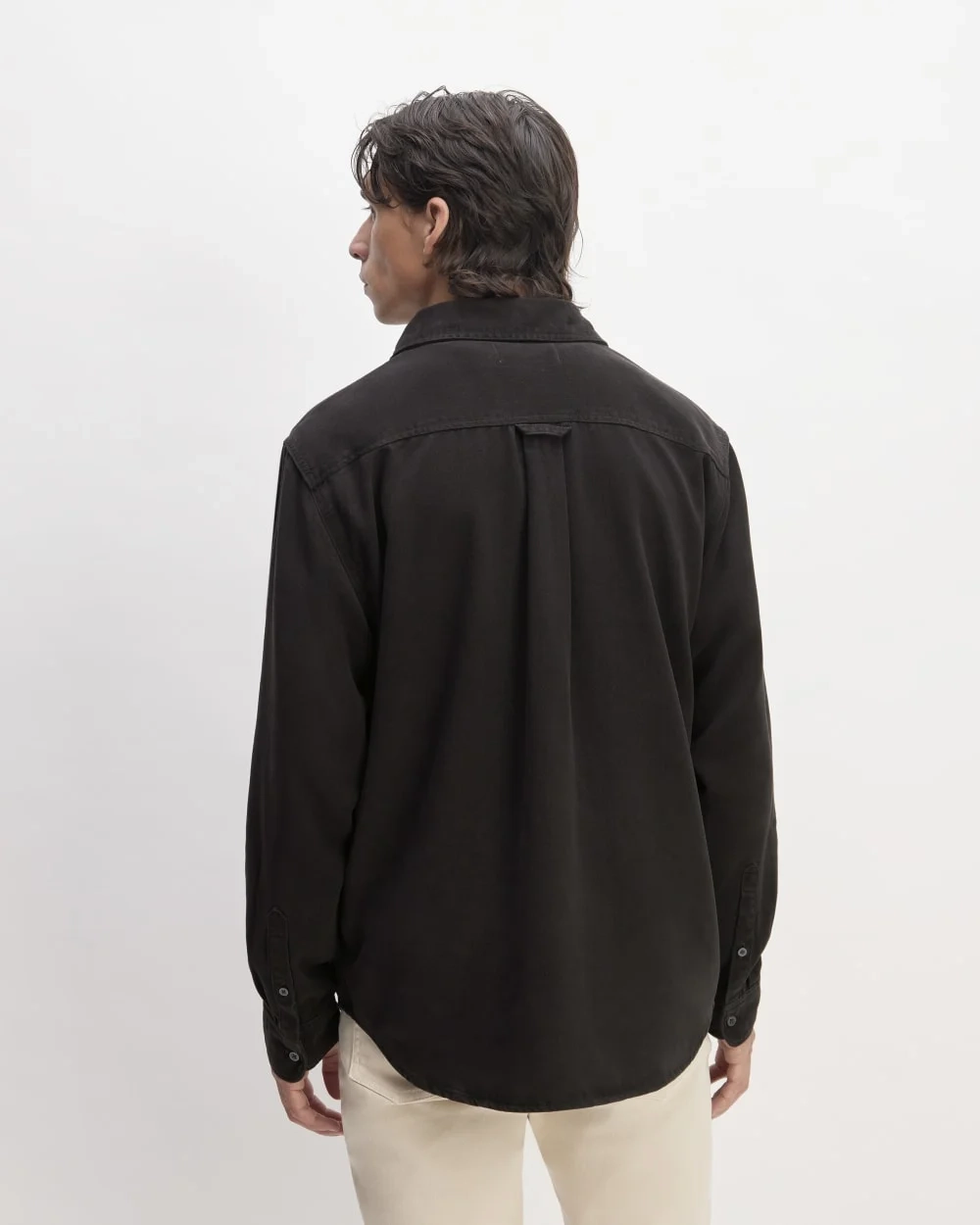 The Utility Shirt Jacket in Buttersoft | Black (2)