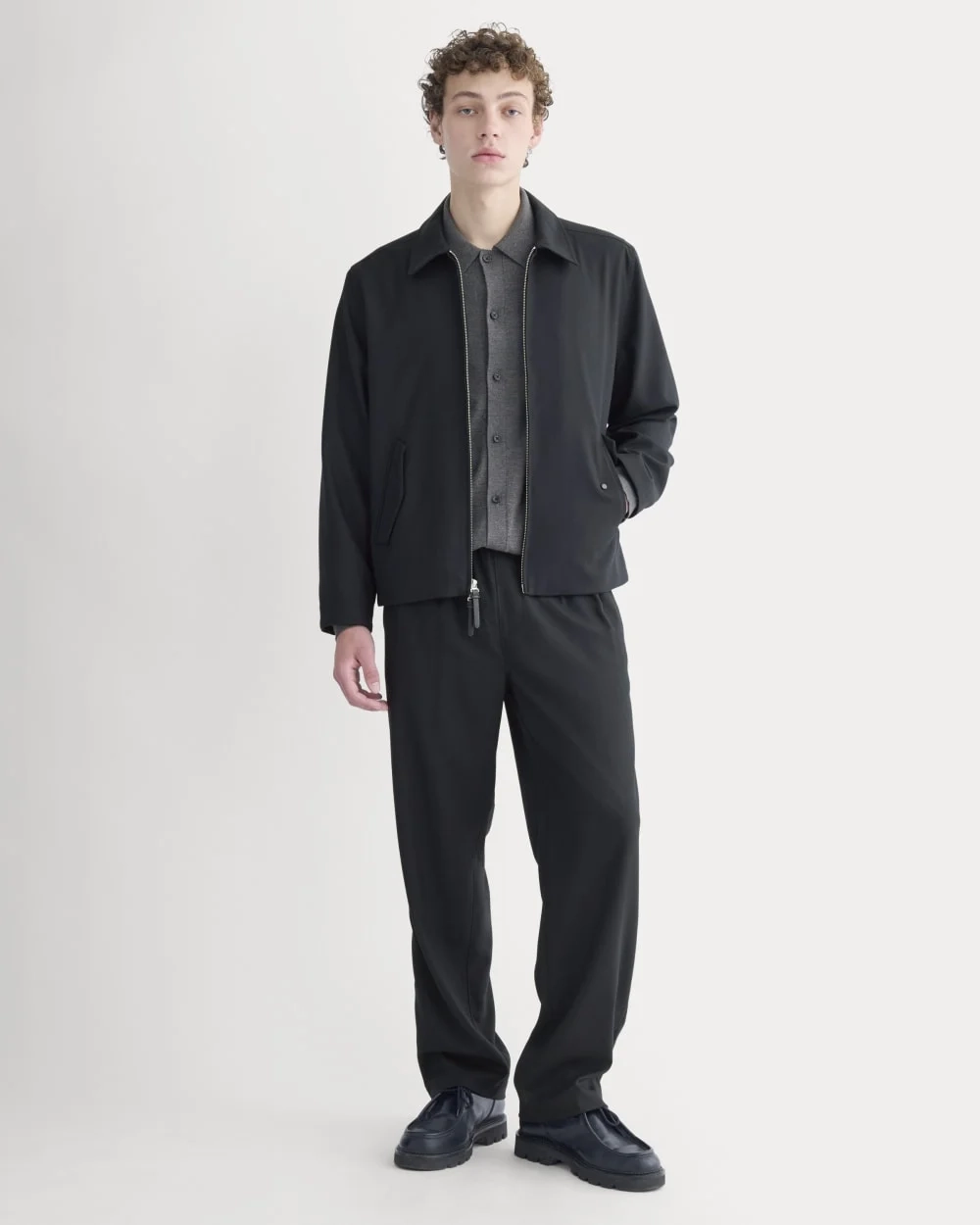Tailored Zip Jacket |  Black (3)