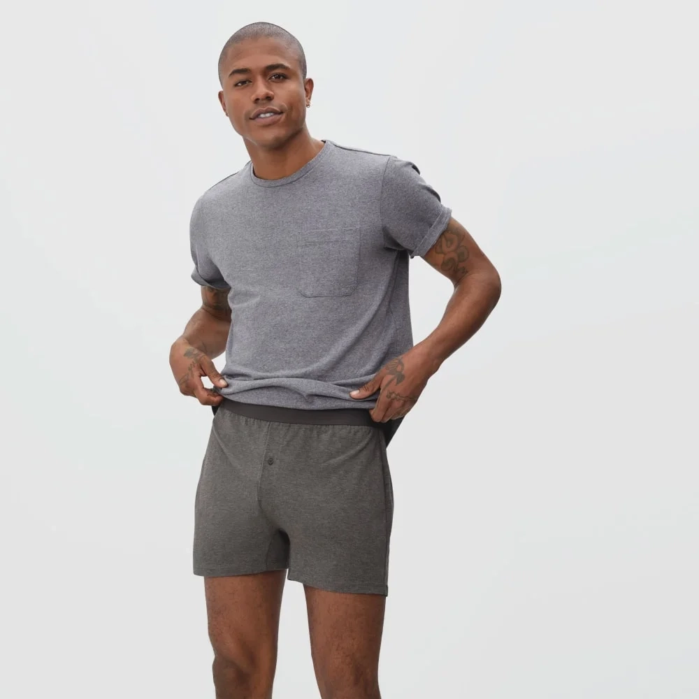 The Supima® Boxer | Uniform | Heathered Charcoal (2)