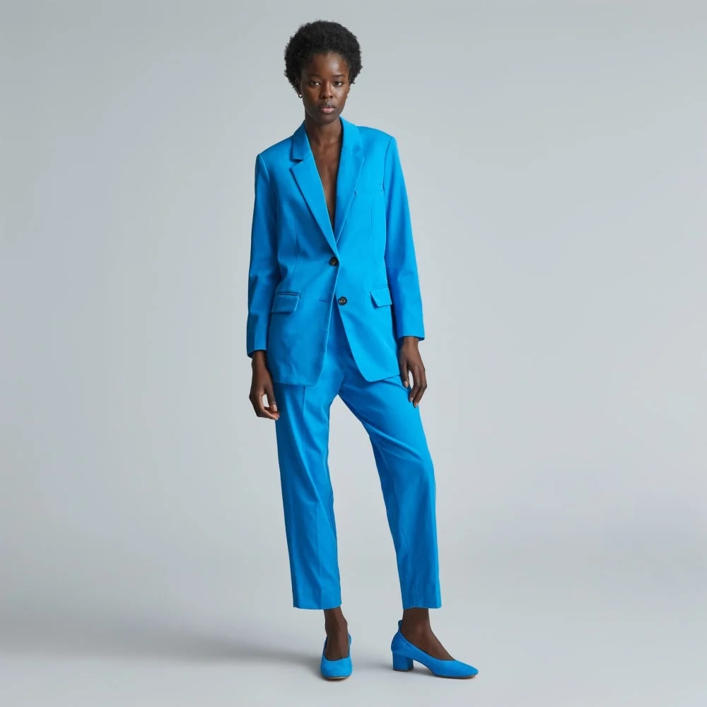 The Day Heel in Narrow Fit | Brilliant Blue Suede (3)