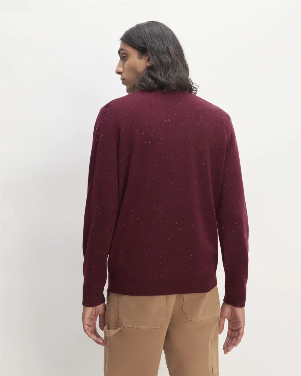 The Cashmere Crew | Burgundy Donegal (3)
