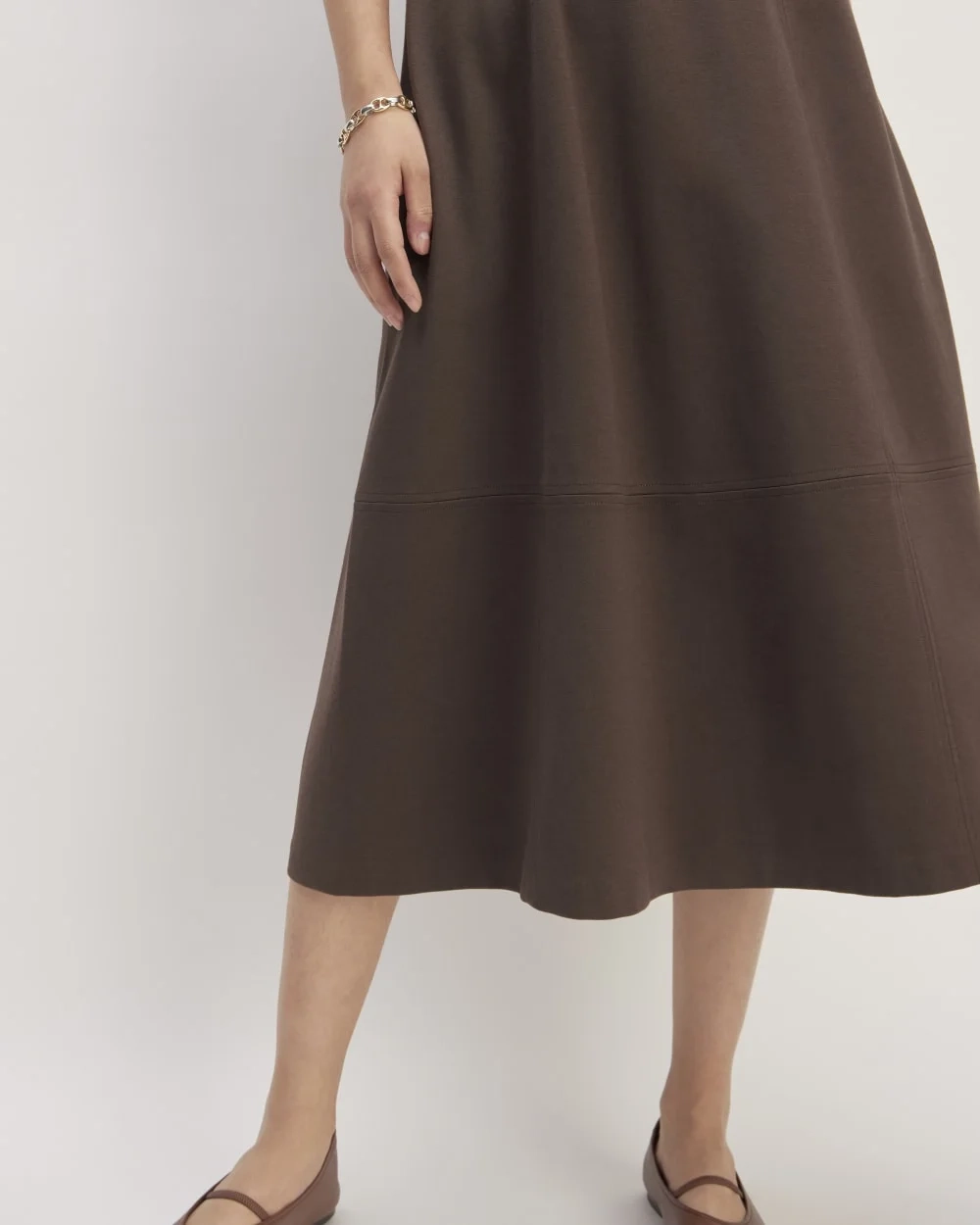 The Dream Short-Sleeve Dress | Earth Brown (4)