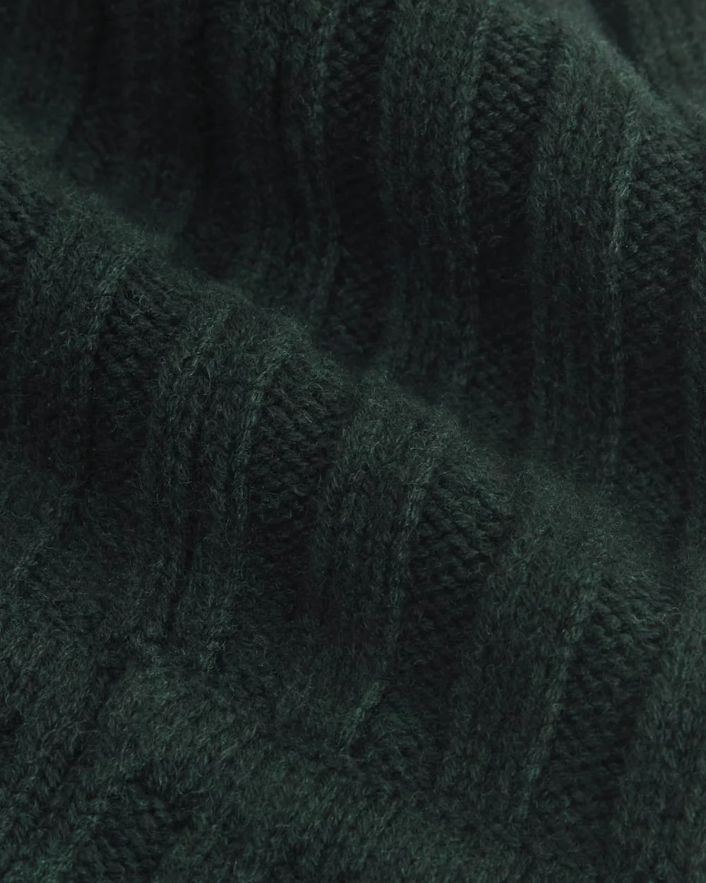 Chunky Ribbed Beanie | Heathered Dark Sea (2)