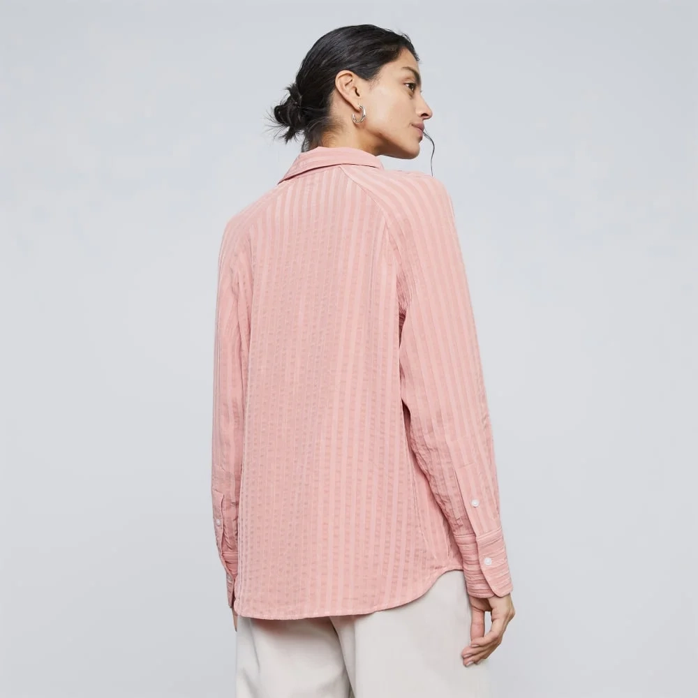 The City Stripe Shirt | Light Rose (2)