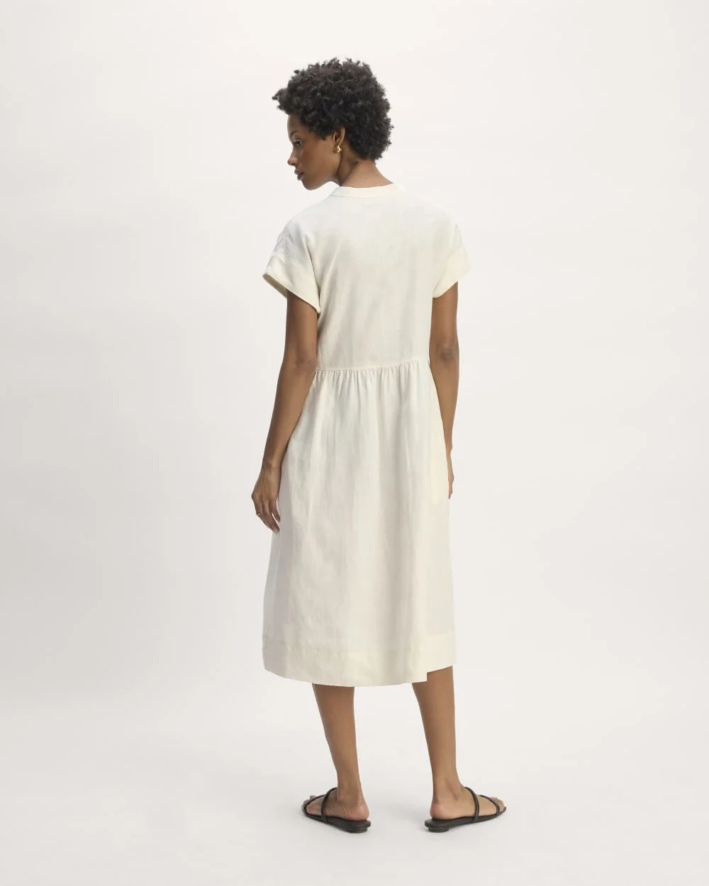The Craft Dress in Linen | Bone (4)