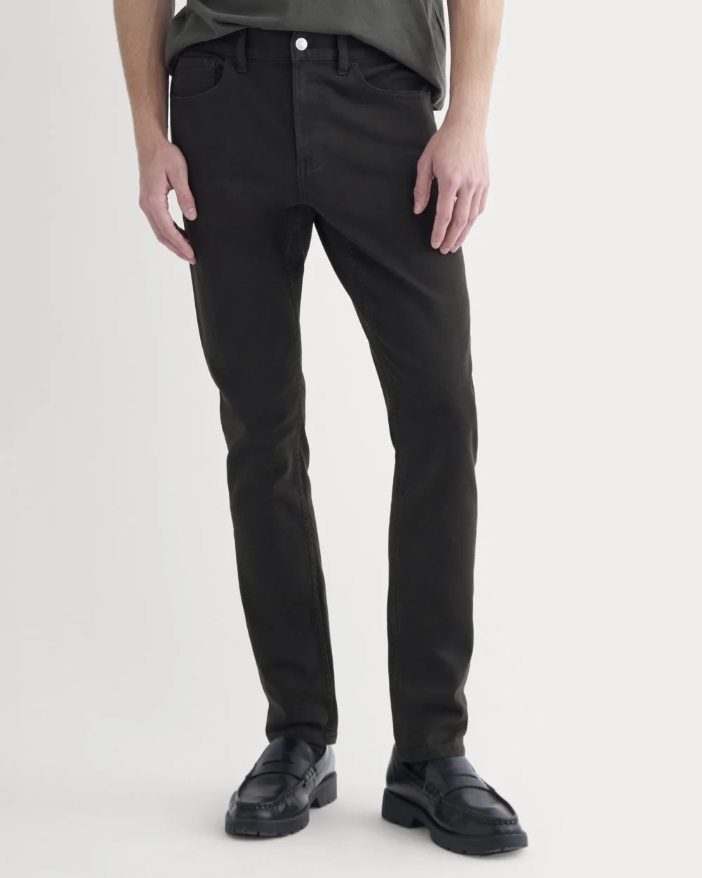 The Stretch Twill 5-Pocket Pant | Black (2)