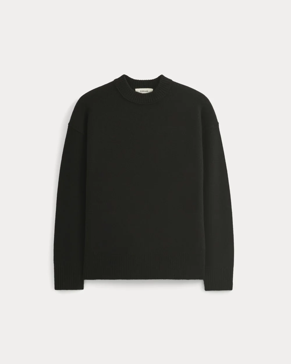 Cashmere Boyfriend Sweater | Black (2)
