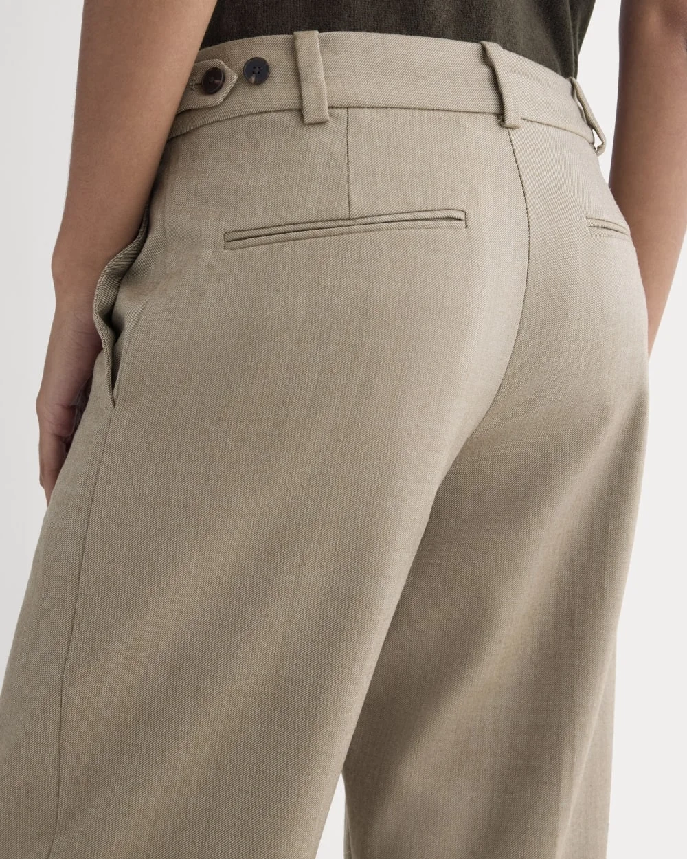 Straight-Leg Trouser in Tailor Twill | Light Taupe (3)