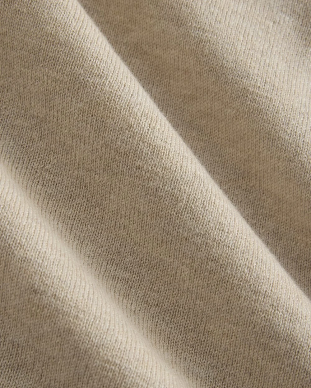 Oversized Polo Sweater in Cotton Merino | Heather Barley (3)