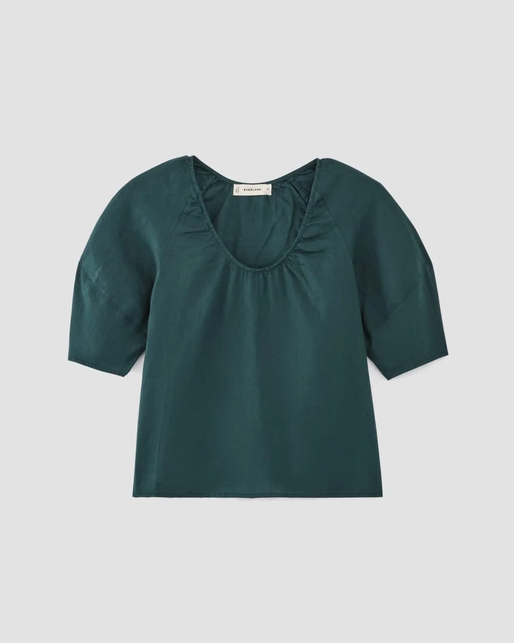 The Scoop Top in Linen | Dark Sea (3)