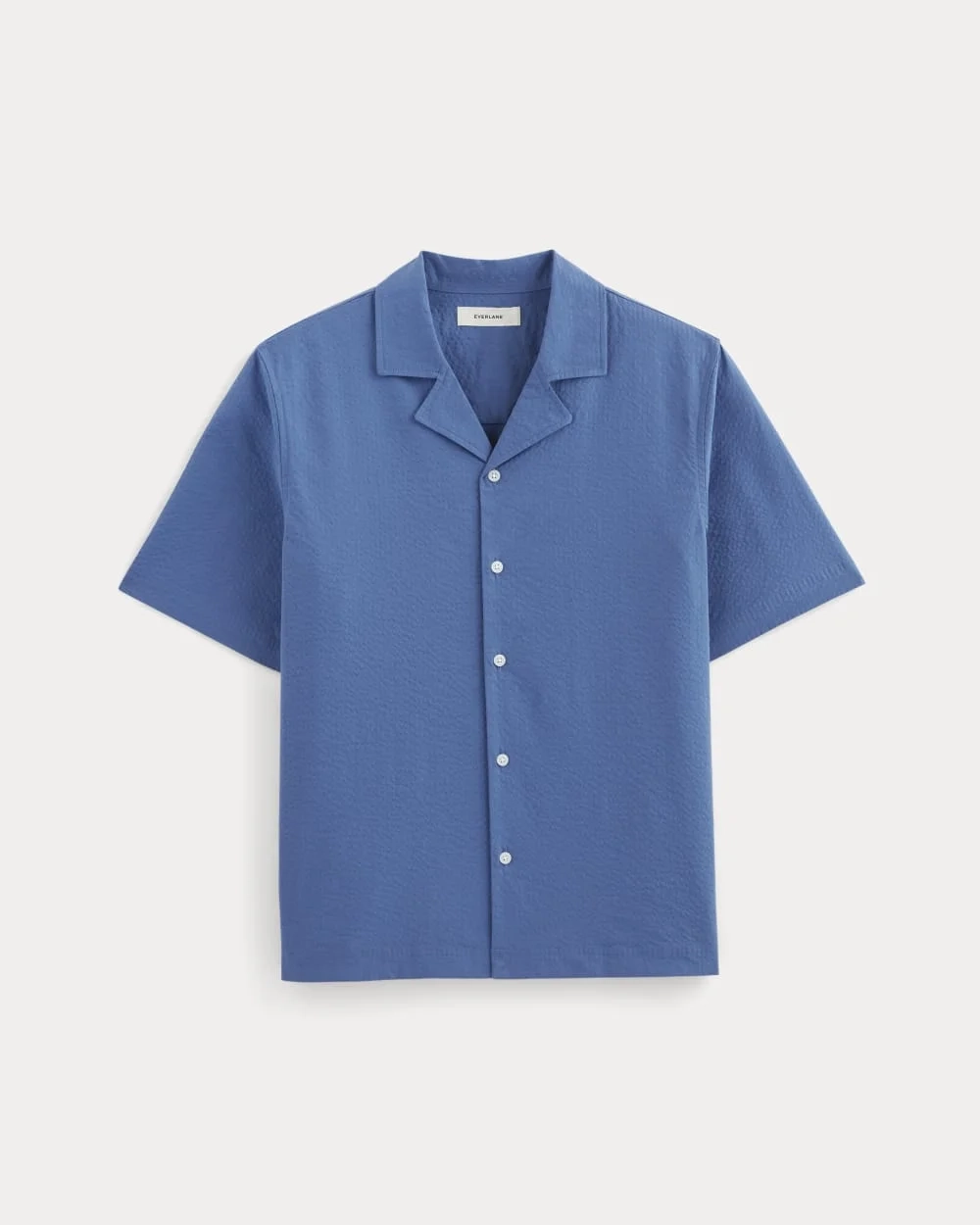 The Seersucker Resort Shirt | Soft Cobalt (3)