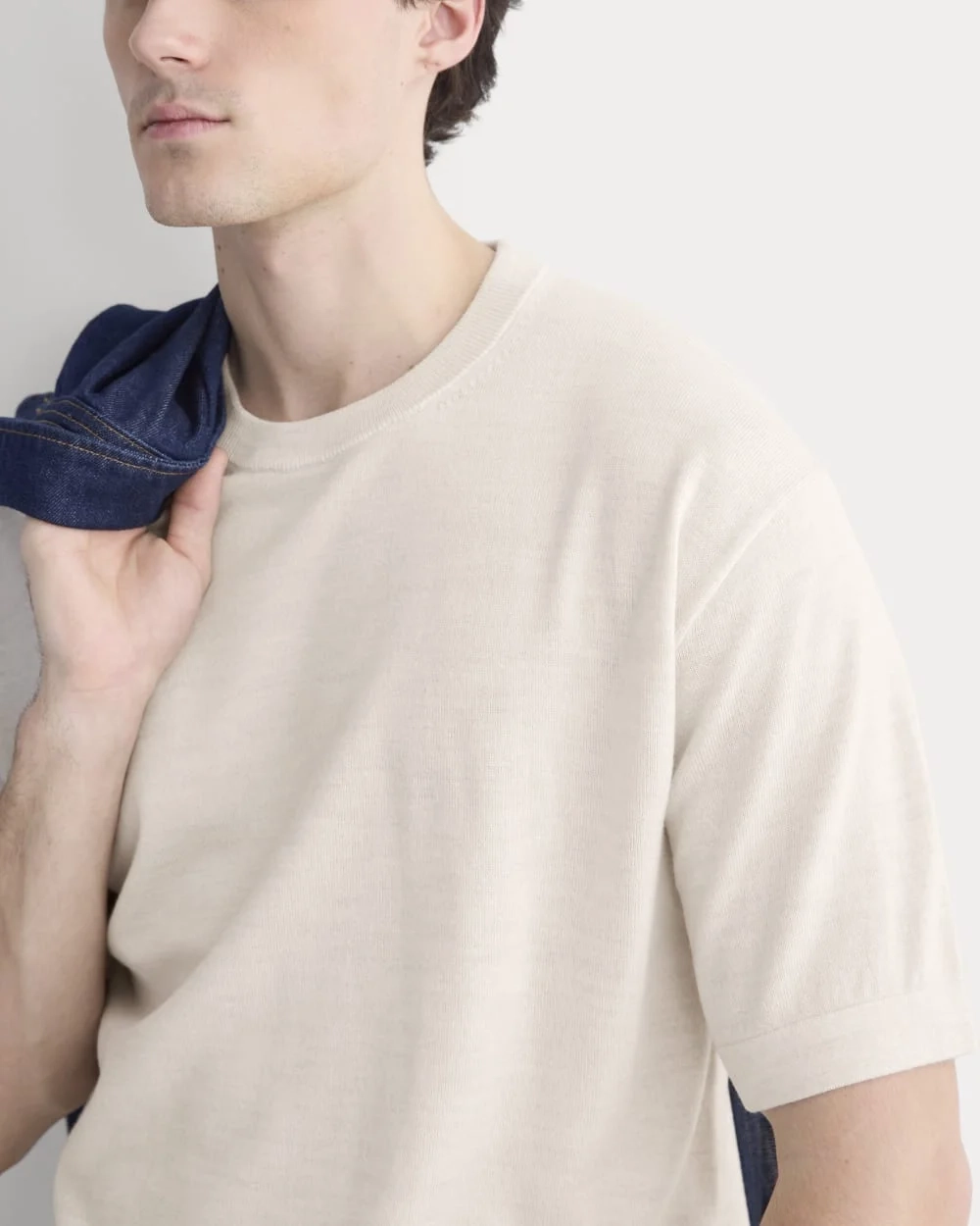 Ultrasoft Sweater Tee | Heathered Oat (2)