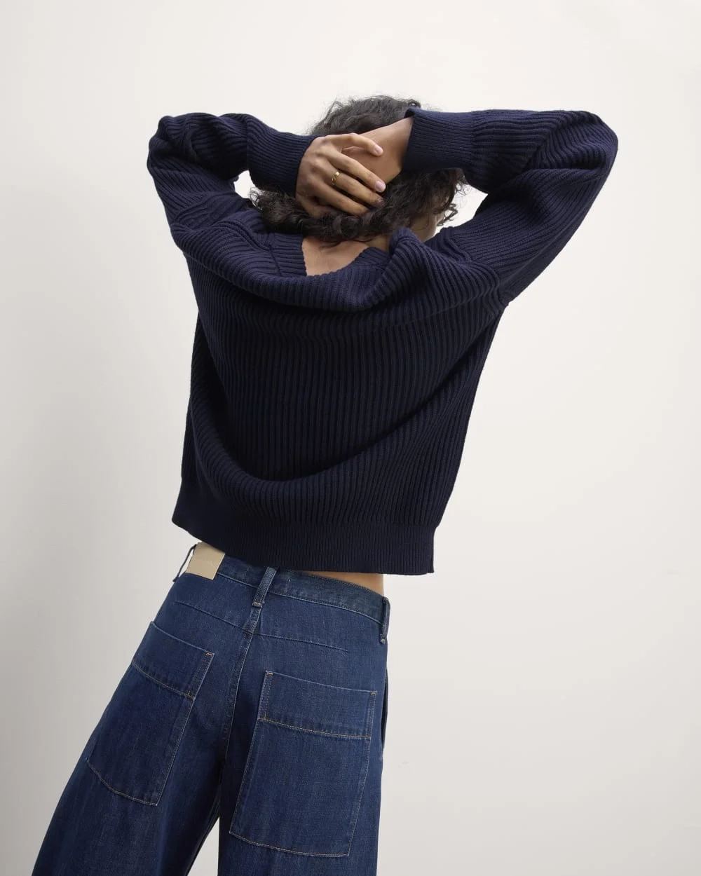 The Cocoon Crew in Everyday Cotton | Navy (2)