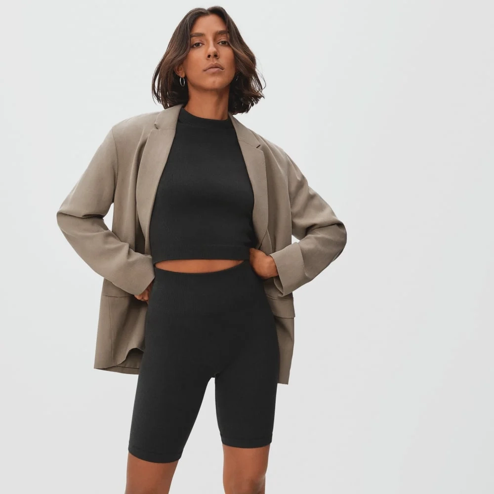 The Seamless Bike Short | Black (3)
