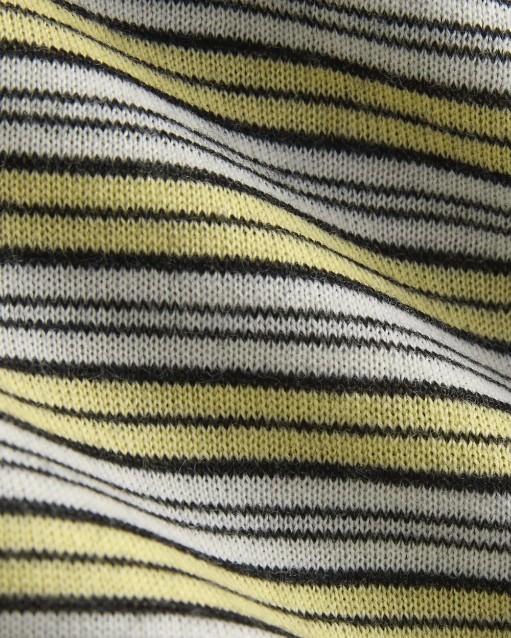 Crew Cardigan in Ultrasoft Merino | Double Cream Multi Stripe (2)