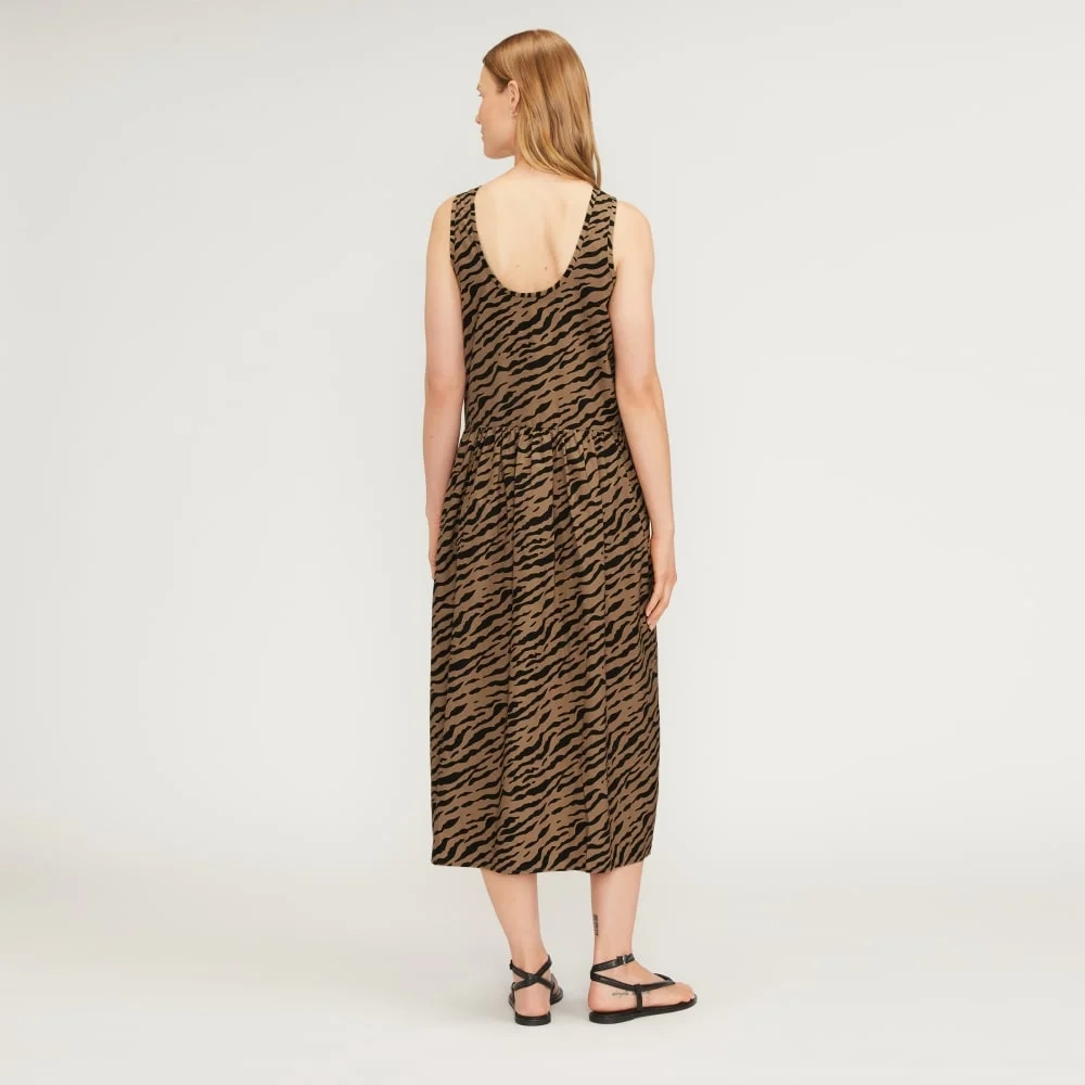The Poplin Summer Dress | Tiger Stripe Toasted Coconut (2)
