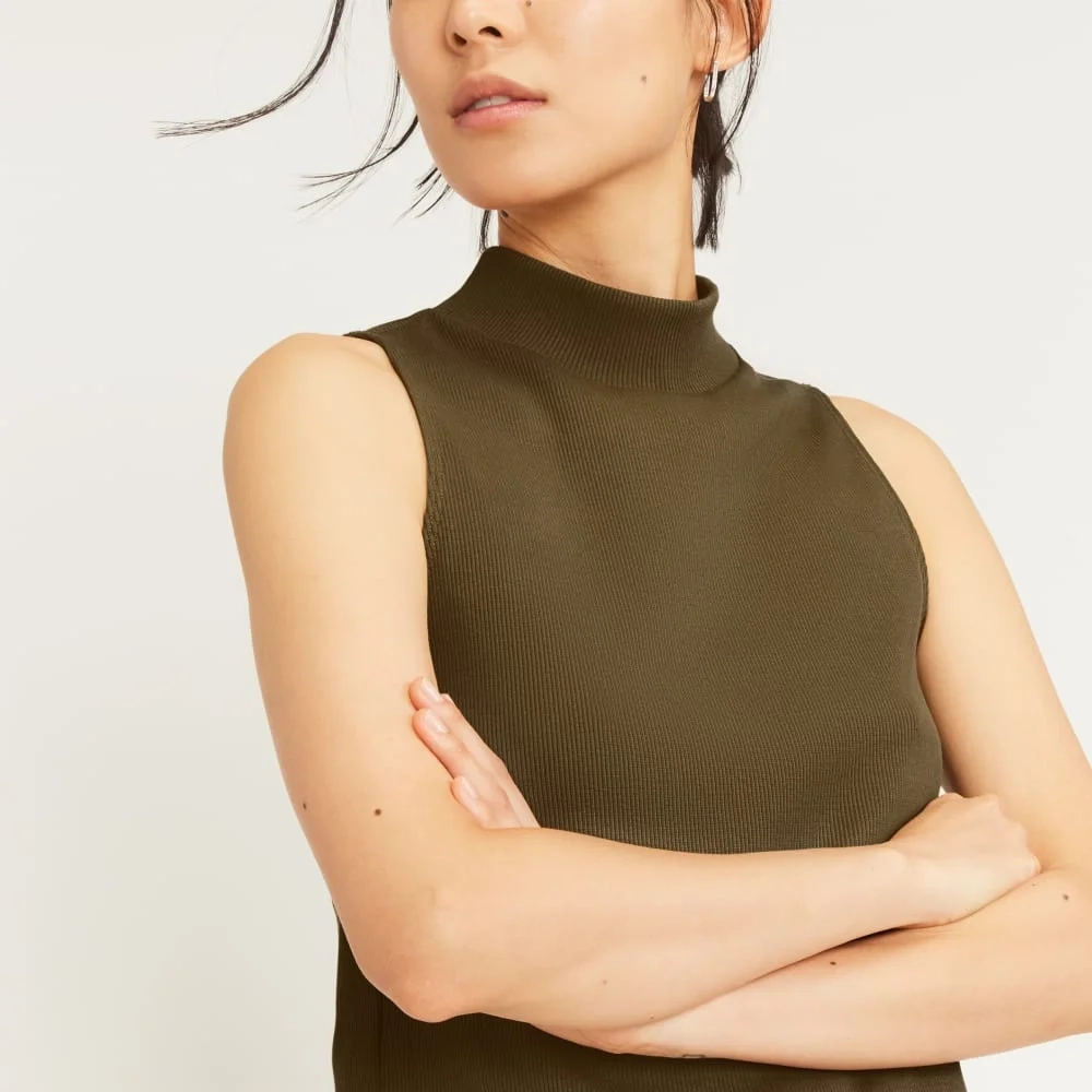The Ribbed Mockneck Tank | Beech (3)