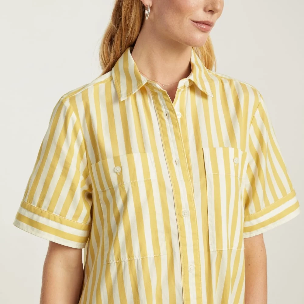 The Daytripper Dress | Cream Gold / Canvas (4)