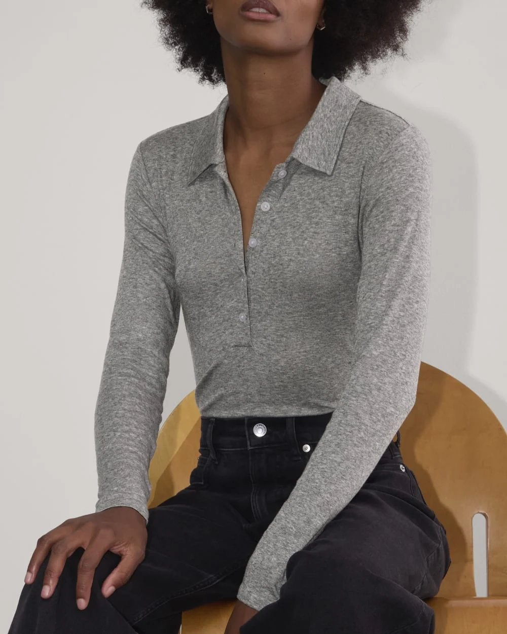 The Henley in Butterluxe | Heather Charcoal (2)