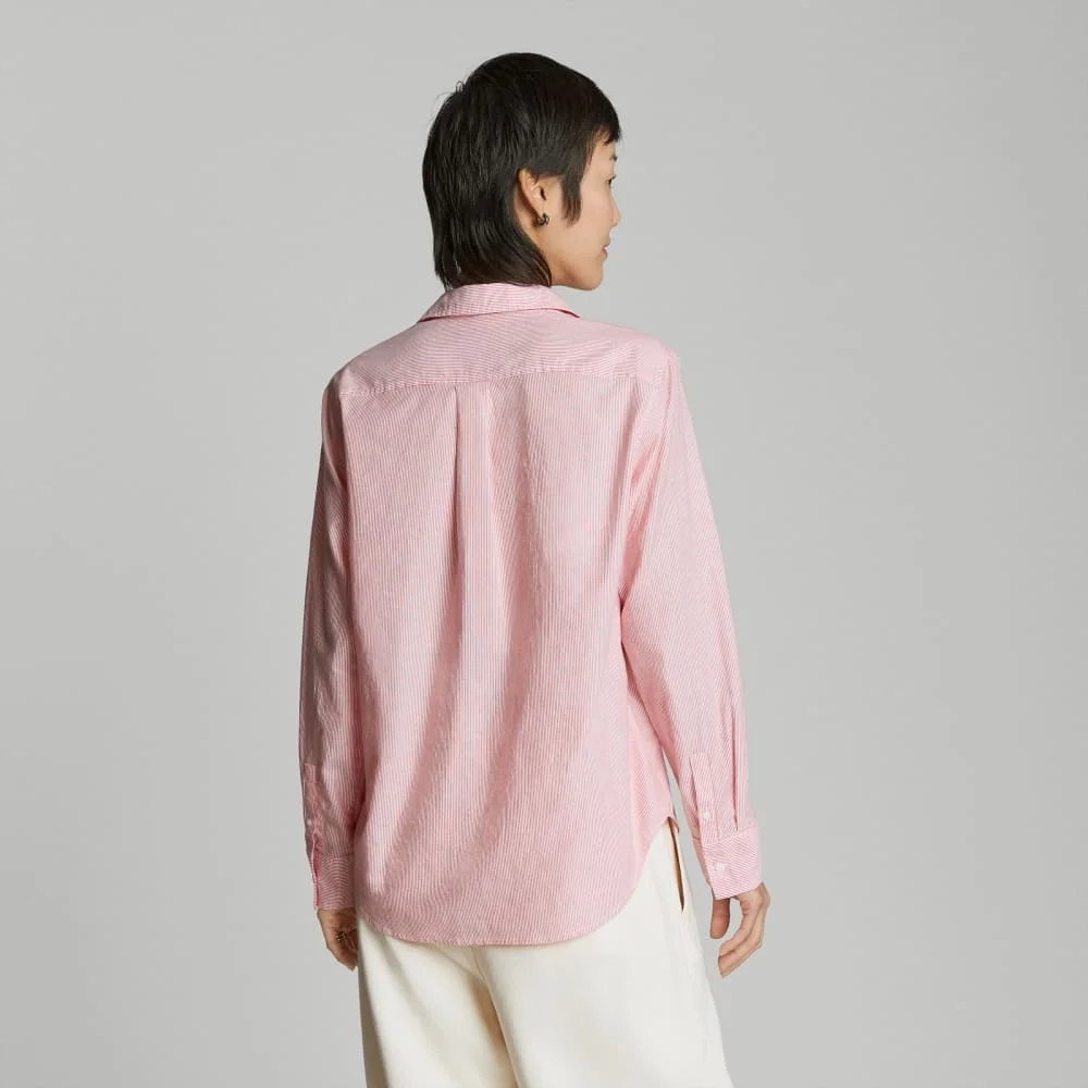 The Must-Have Shirt in Silky Cotton | Mandarin / White (3)