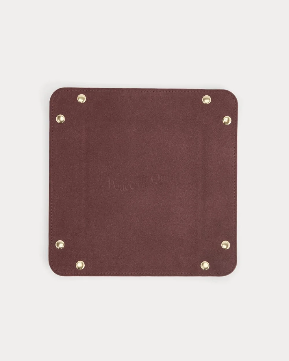 Everlane x Peace & Quiet Suede Catchall | Wine (3)