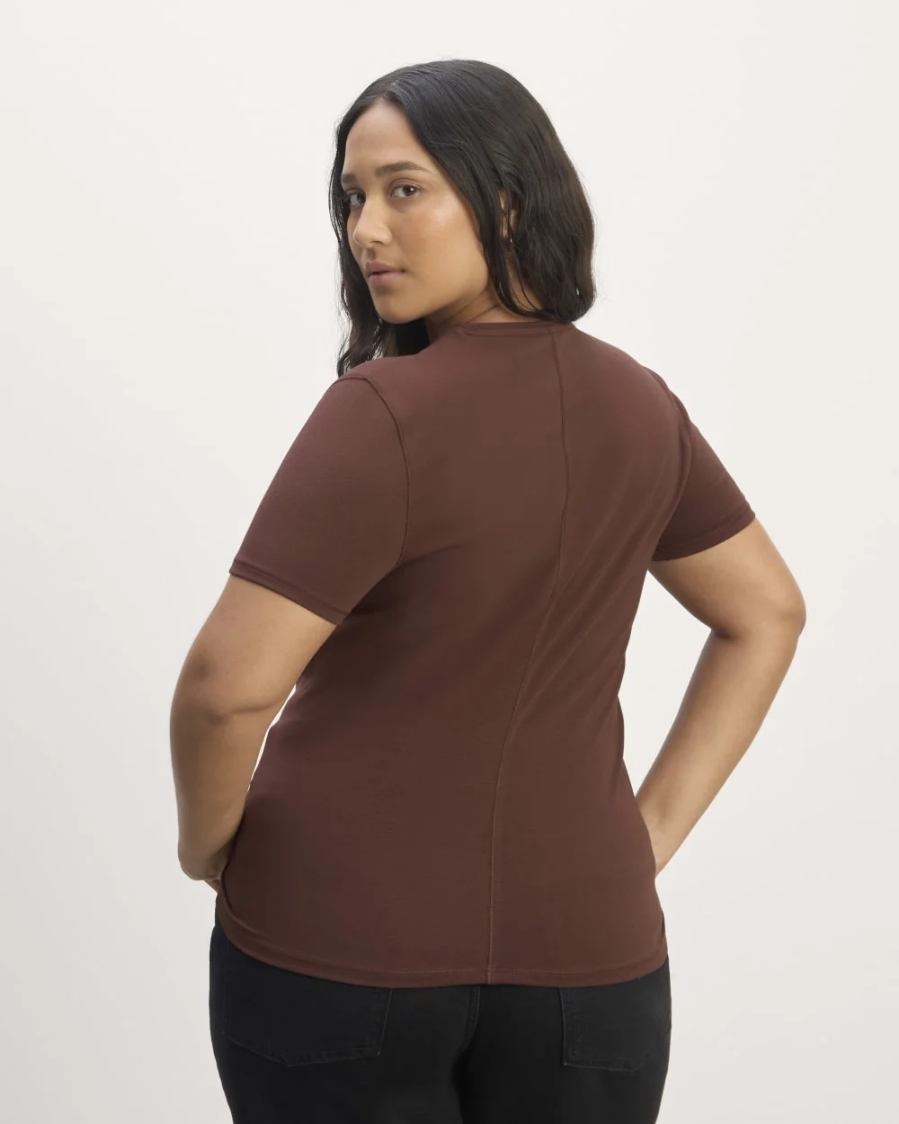 The Form Tee | Dark Mahogany (2)