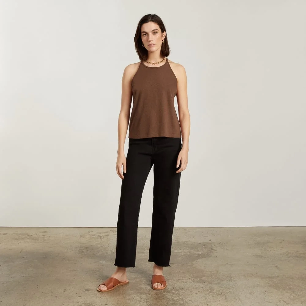 The Hemp Cutaway Tank | Espresso (2)