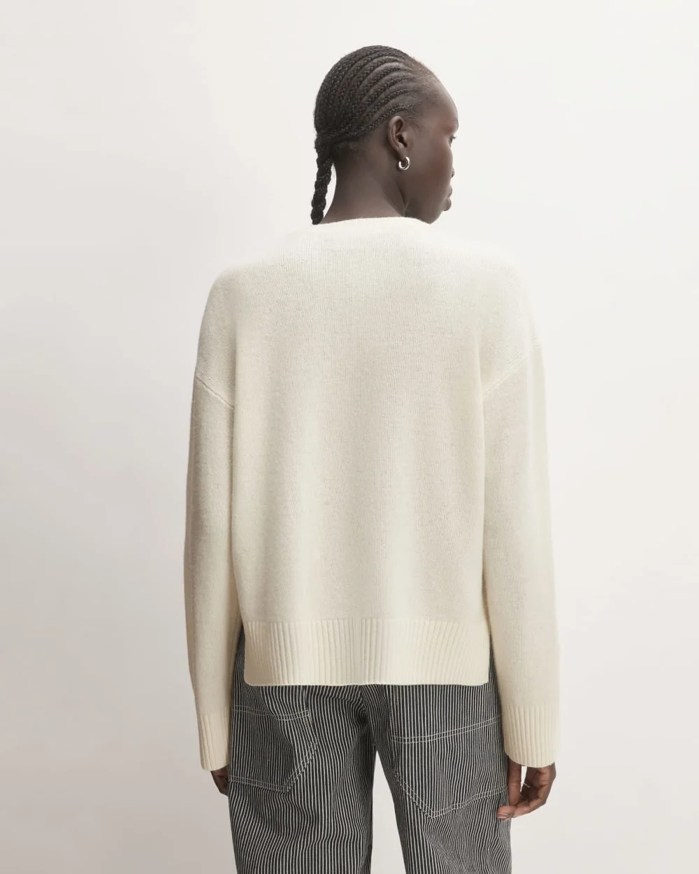 The Good Merino Wool Crewneck Sweater | Bone (2)