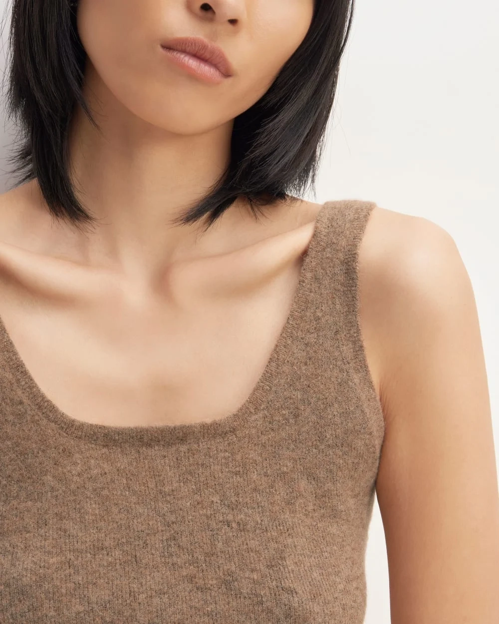 The Cozy-Stretch Tank | Heathered Toasted Coconut (3)