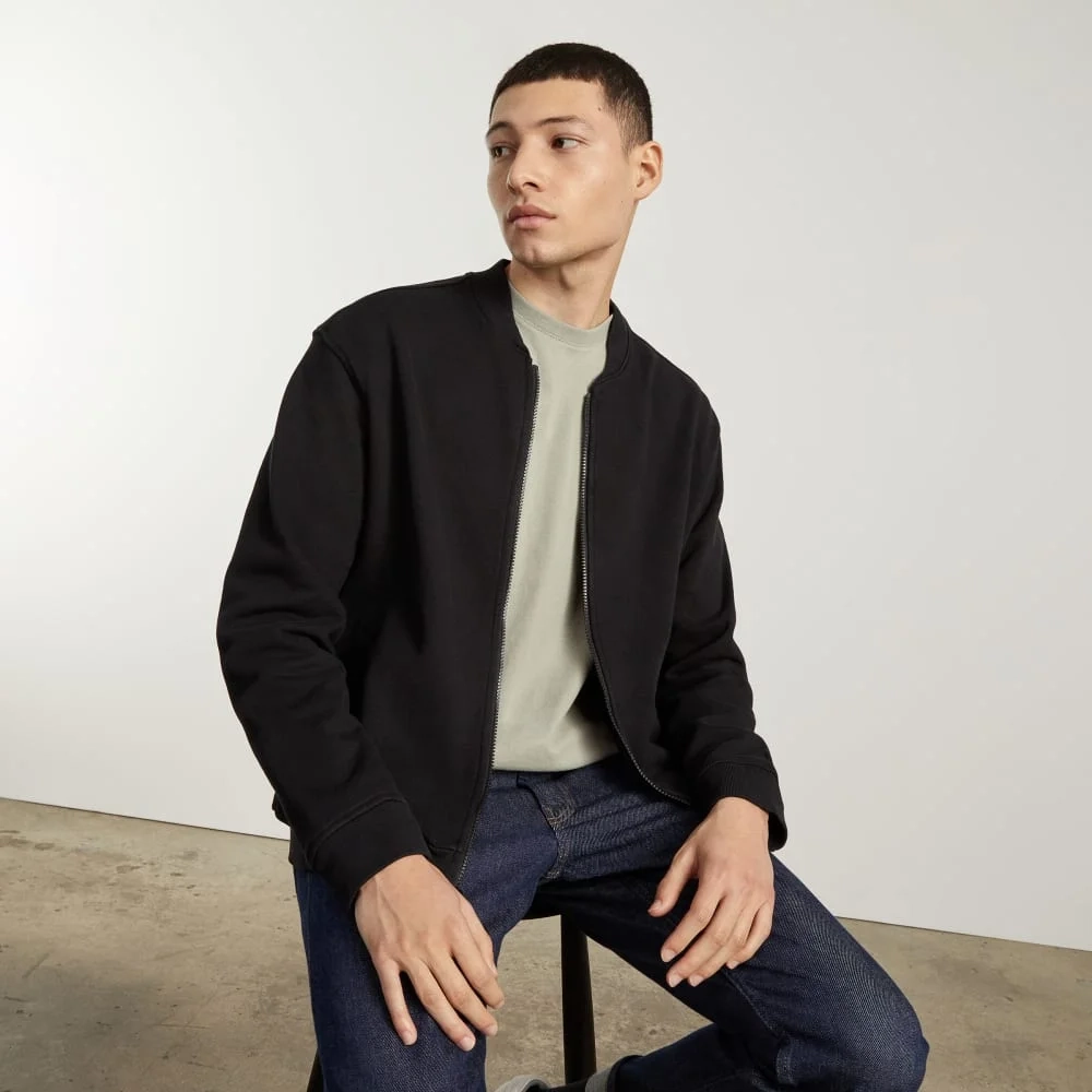 The Track Bomber Jacket | Black (2)