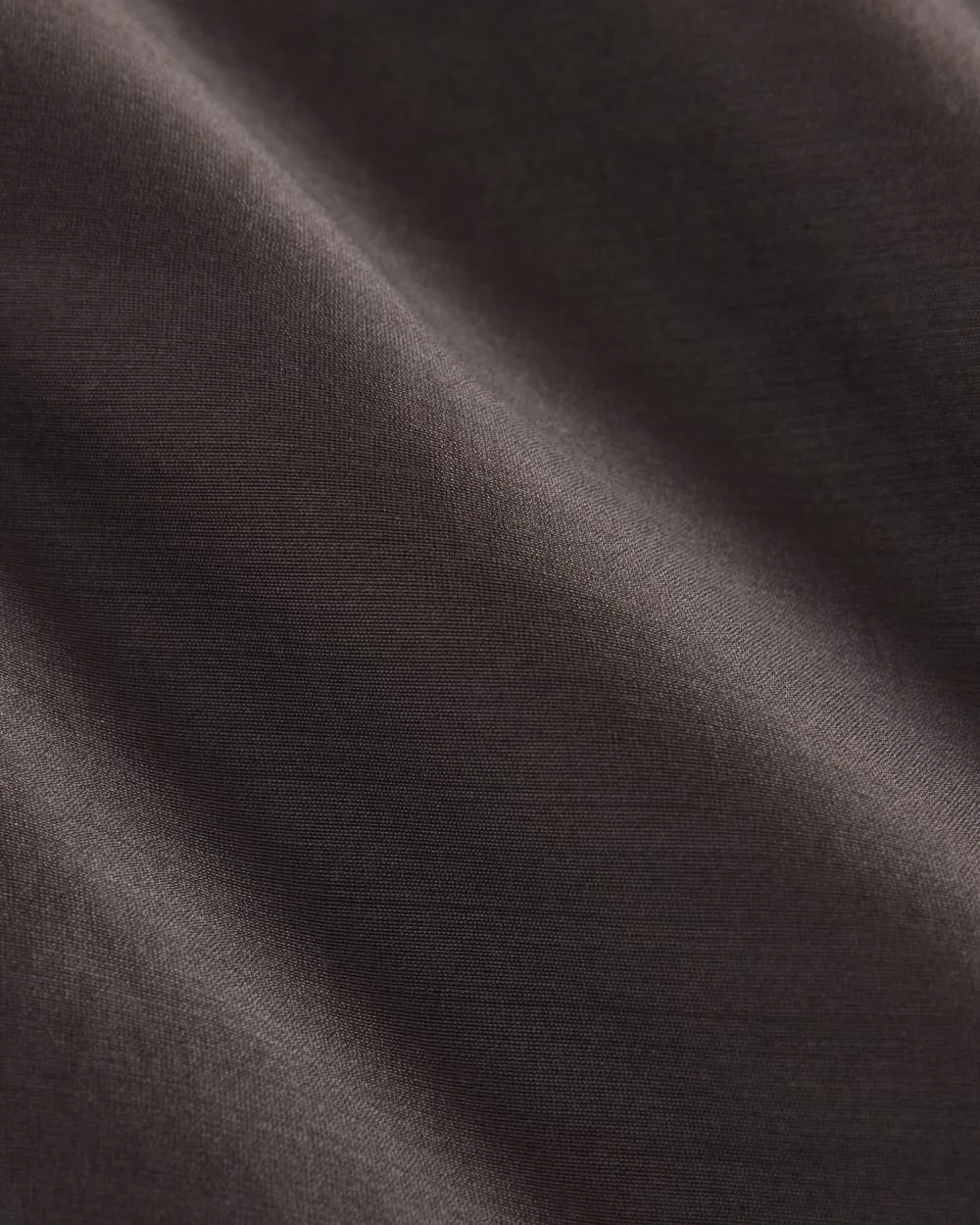 Oversized Shirt in Cotton-Silk Organza | Dark Chocolate (3)